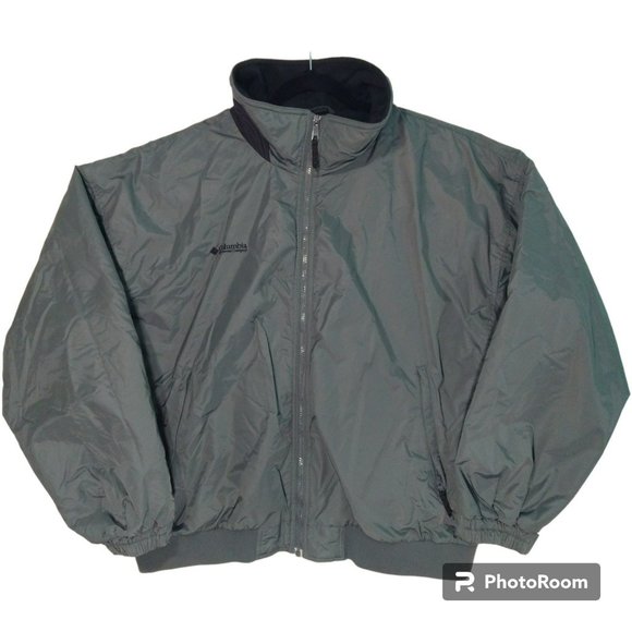 Columbia Mens Vintage Falmouth Parka Jacket Fleece Lined Medium Weight XXL Green - Picture 1 of 9